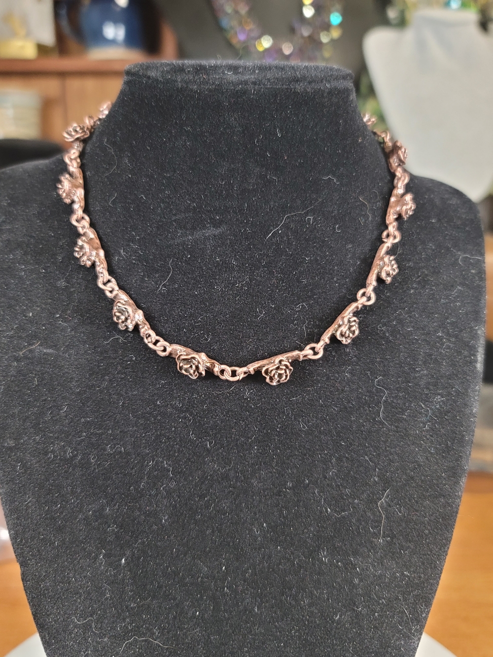 paparazzi Coppee Floral Chain Necklace Set
